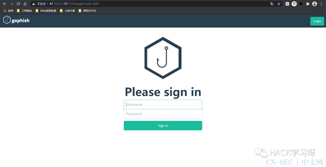 钓鱼攻击：Gophish邮件钓鱼平台搭建