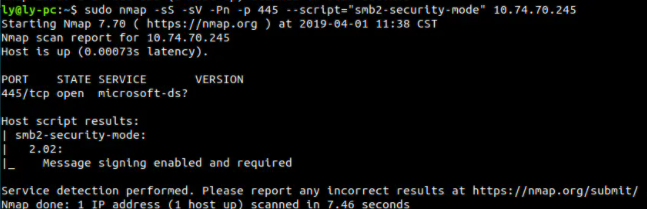 图片[1]-SMB Signing not required-Happy峰安全运营